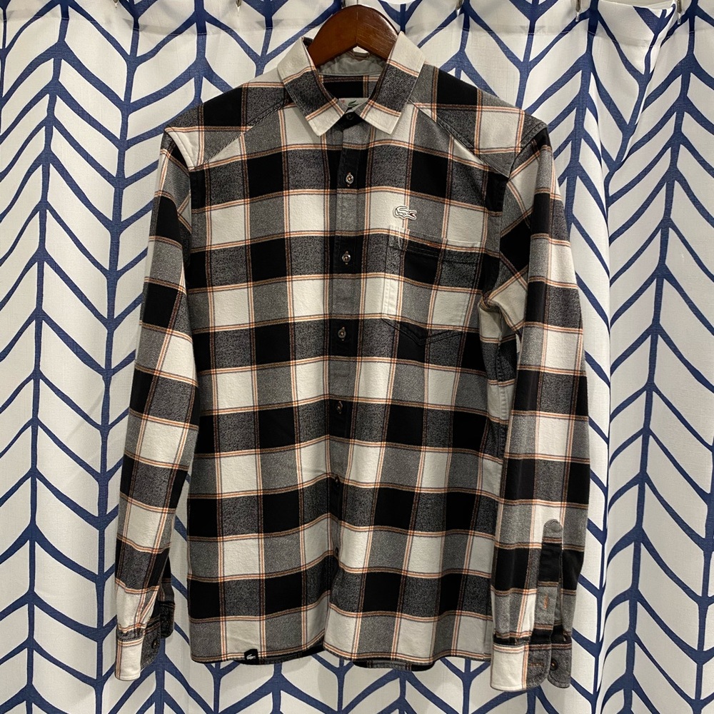 Lacoste Sport Button-up Flannel
